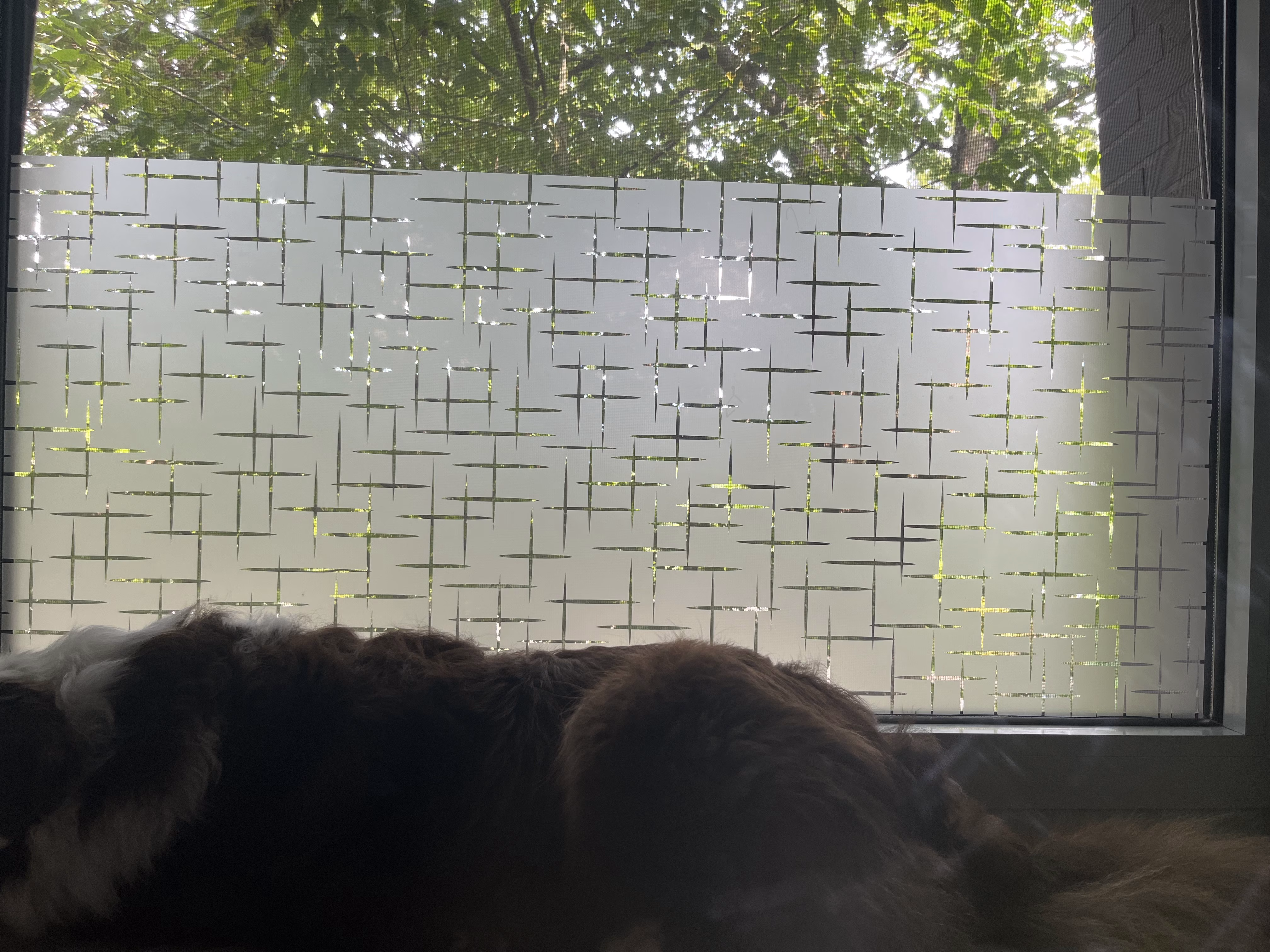 Kreuzdesign Fensterfolie