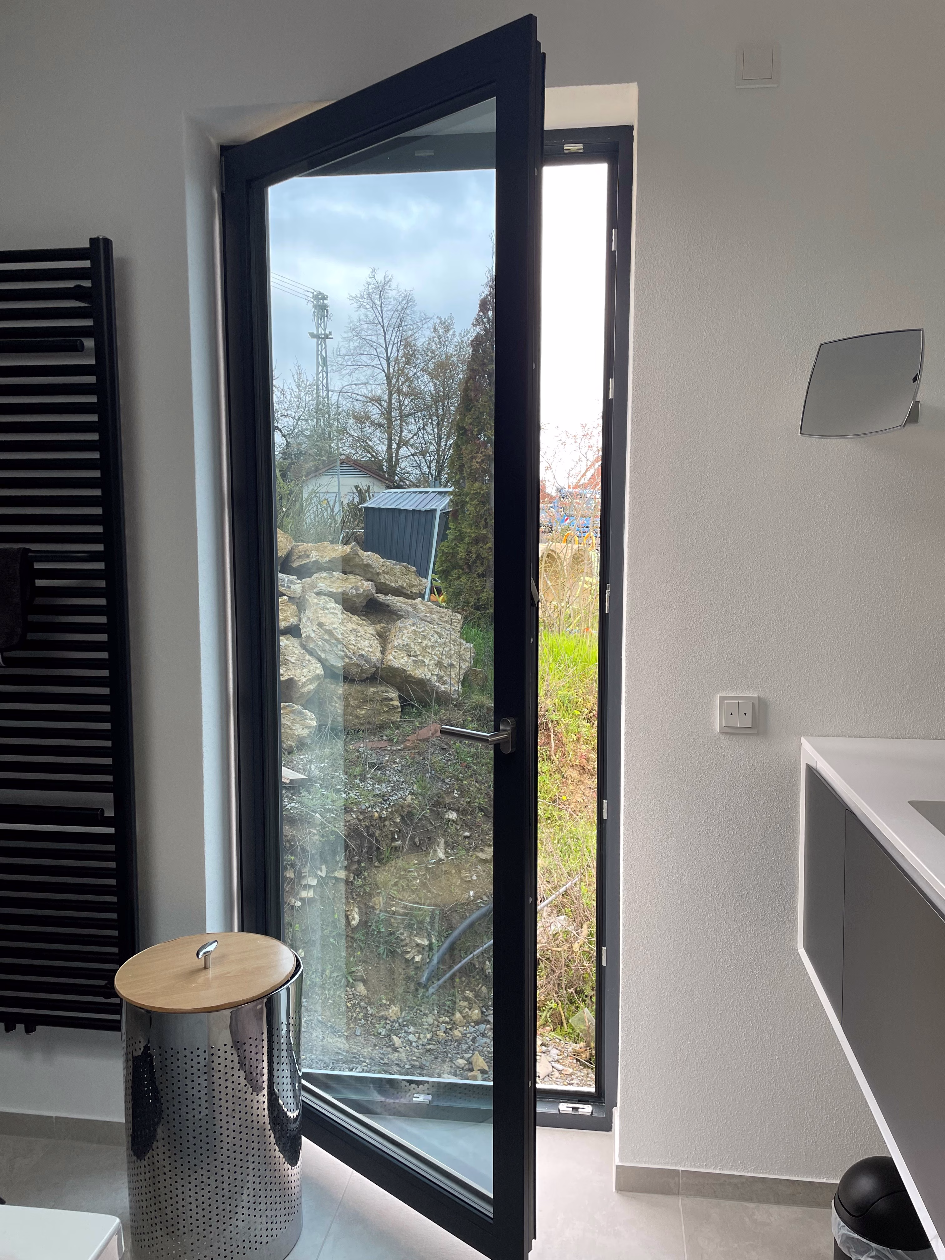 Sonnenschutzfolie für eine Terassentür