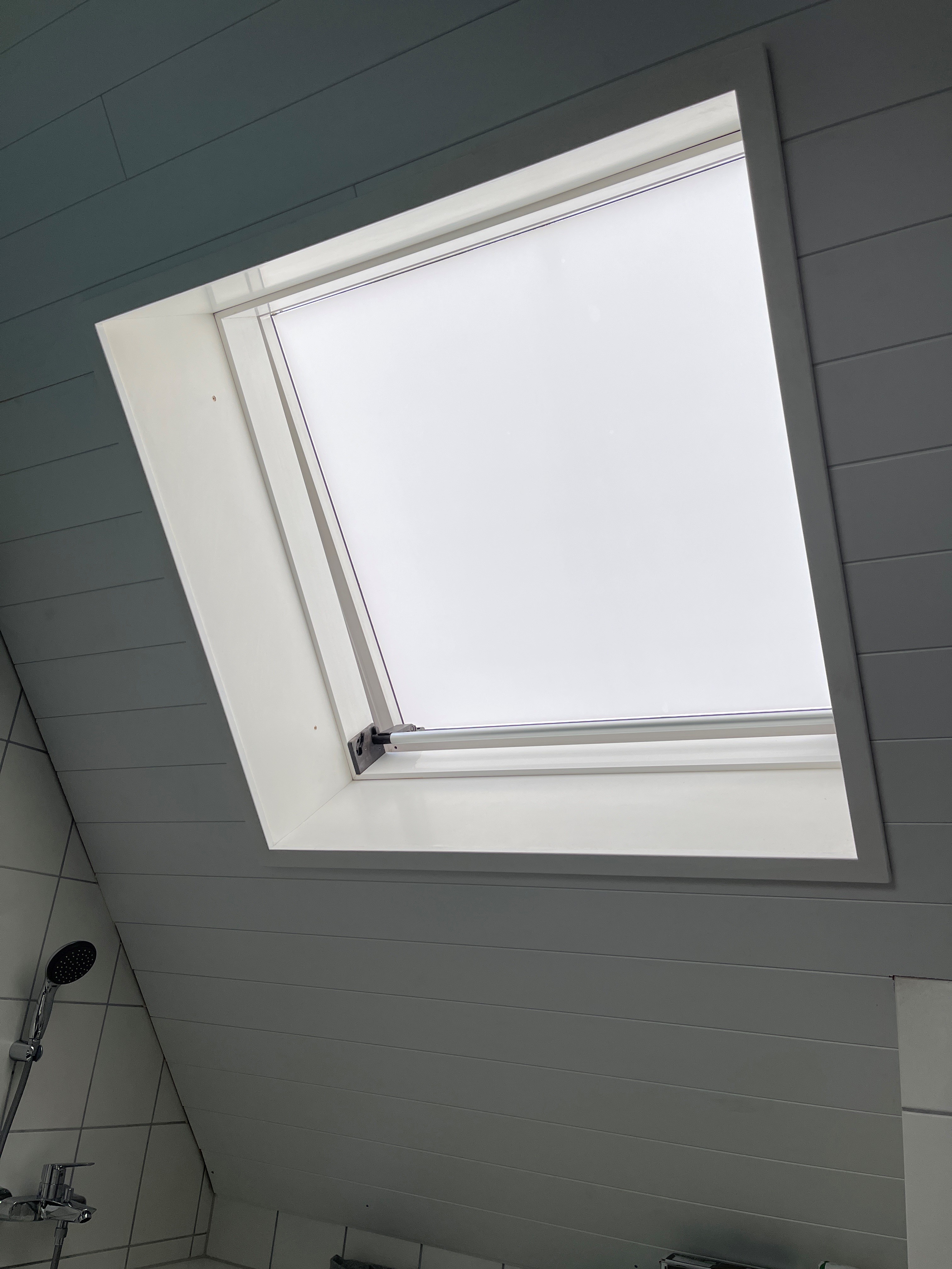 Sichtschutzfolie, weiß matt blickdicht