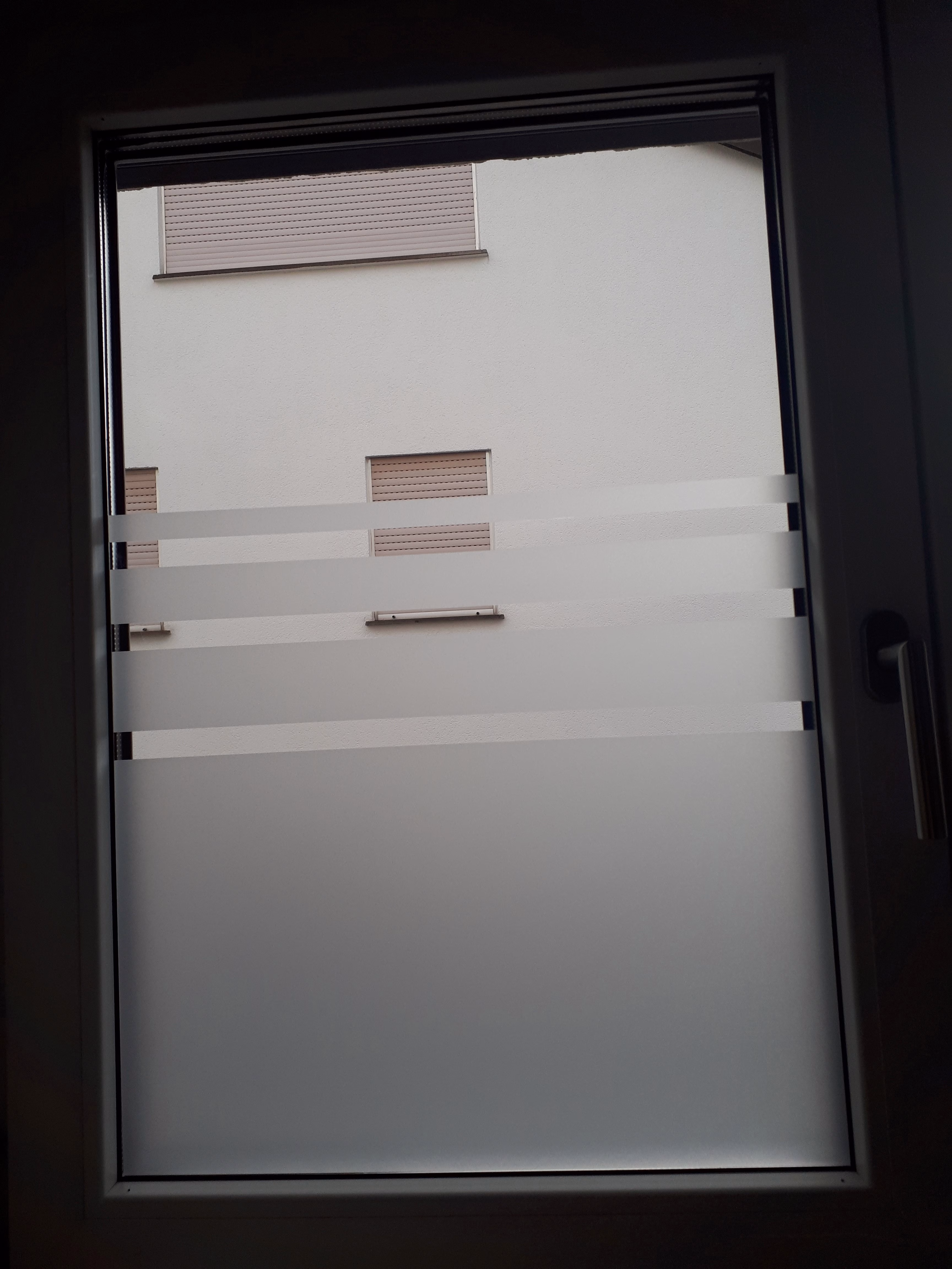 Streifendekor Fensterfolie