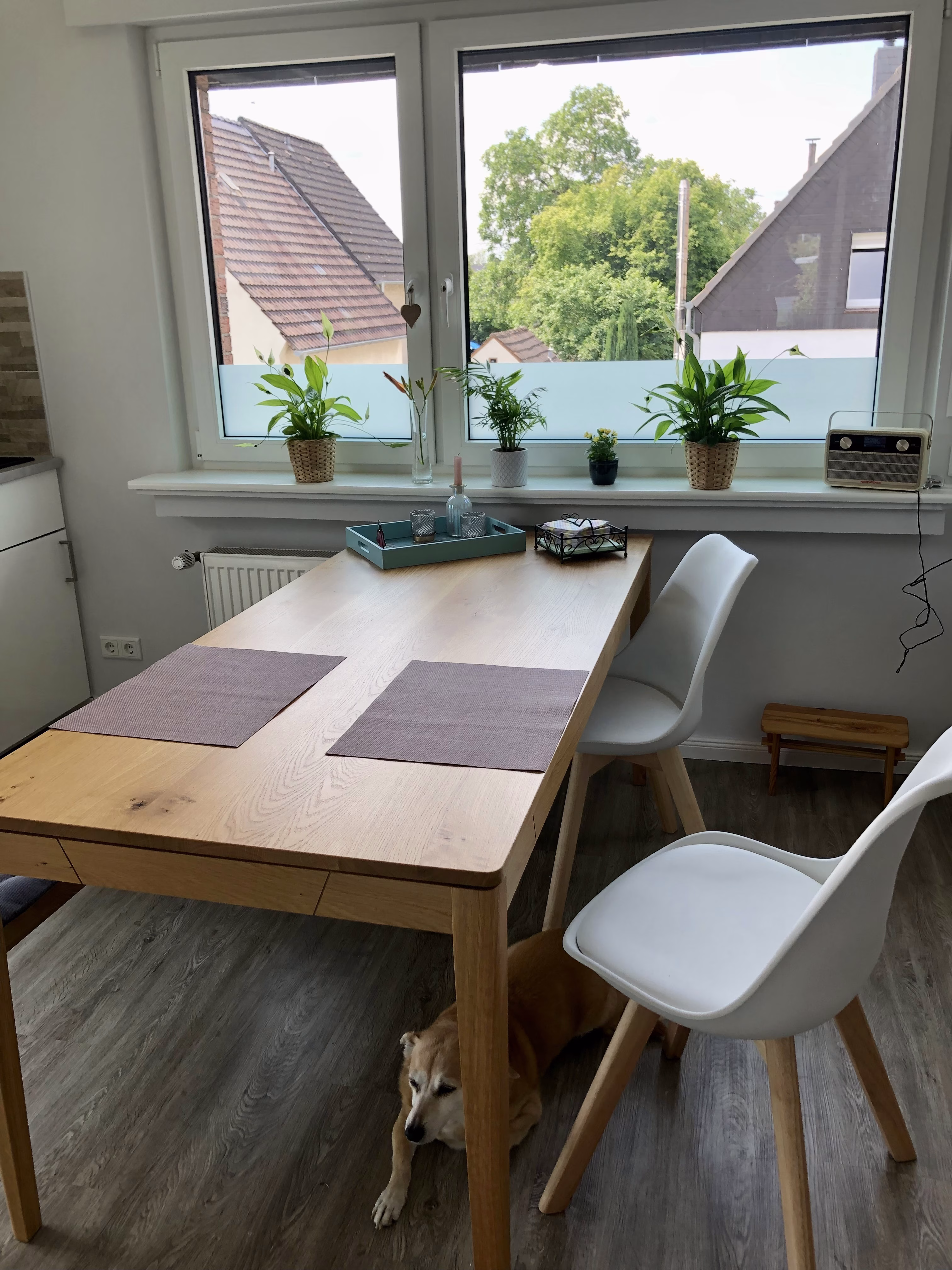 Sichtschutzfolie, bleu matt