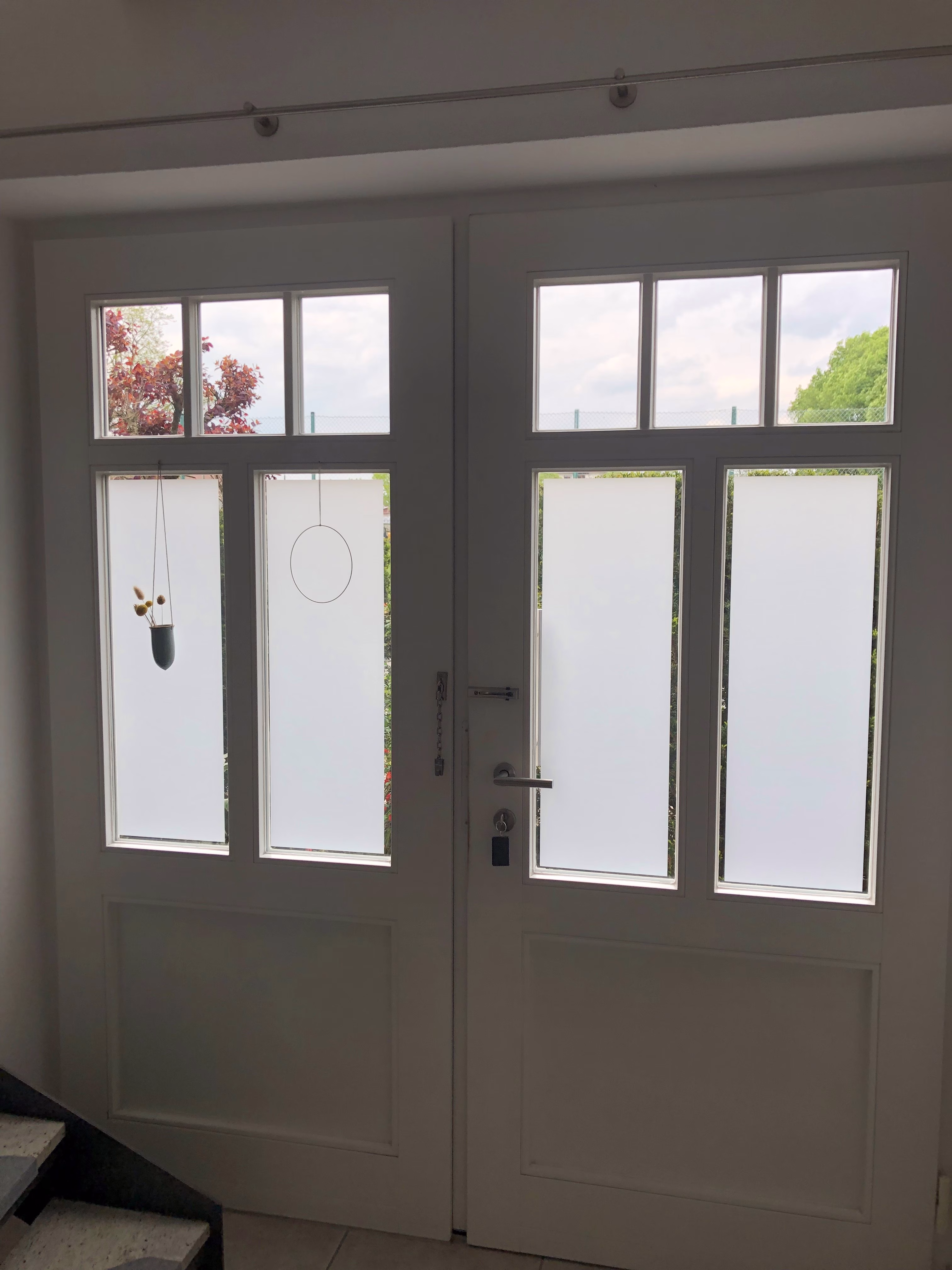 Milchglas Fensterfolie Haustür