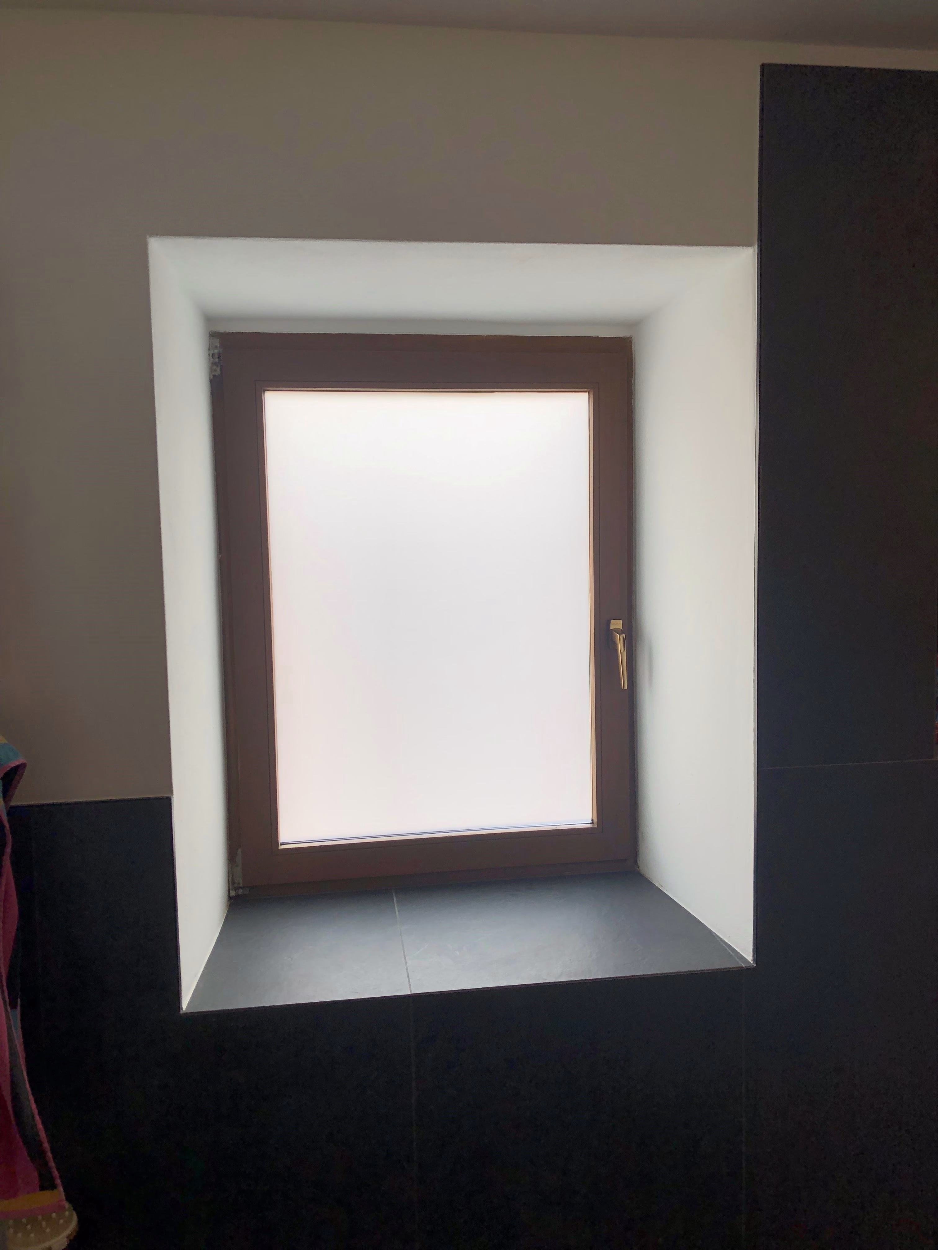 Milchglasfolie - Sichtschutzfolie, weiß matt