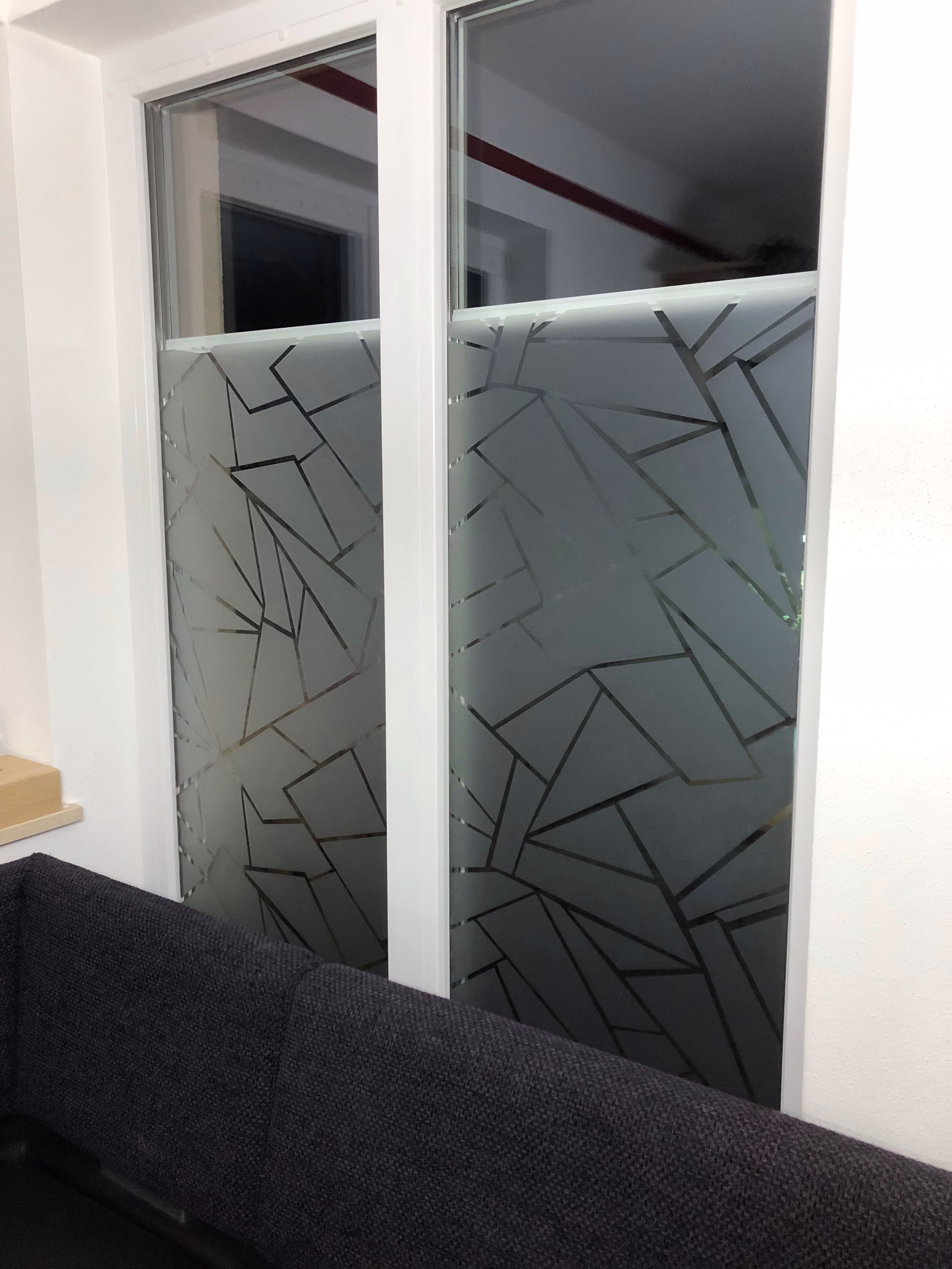 Fenster Sichtschutzfolie Bruchglas