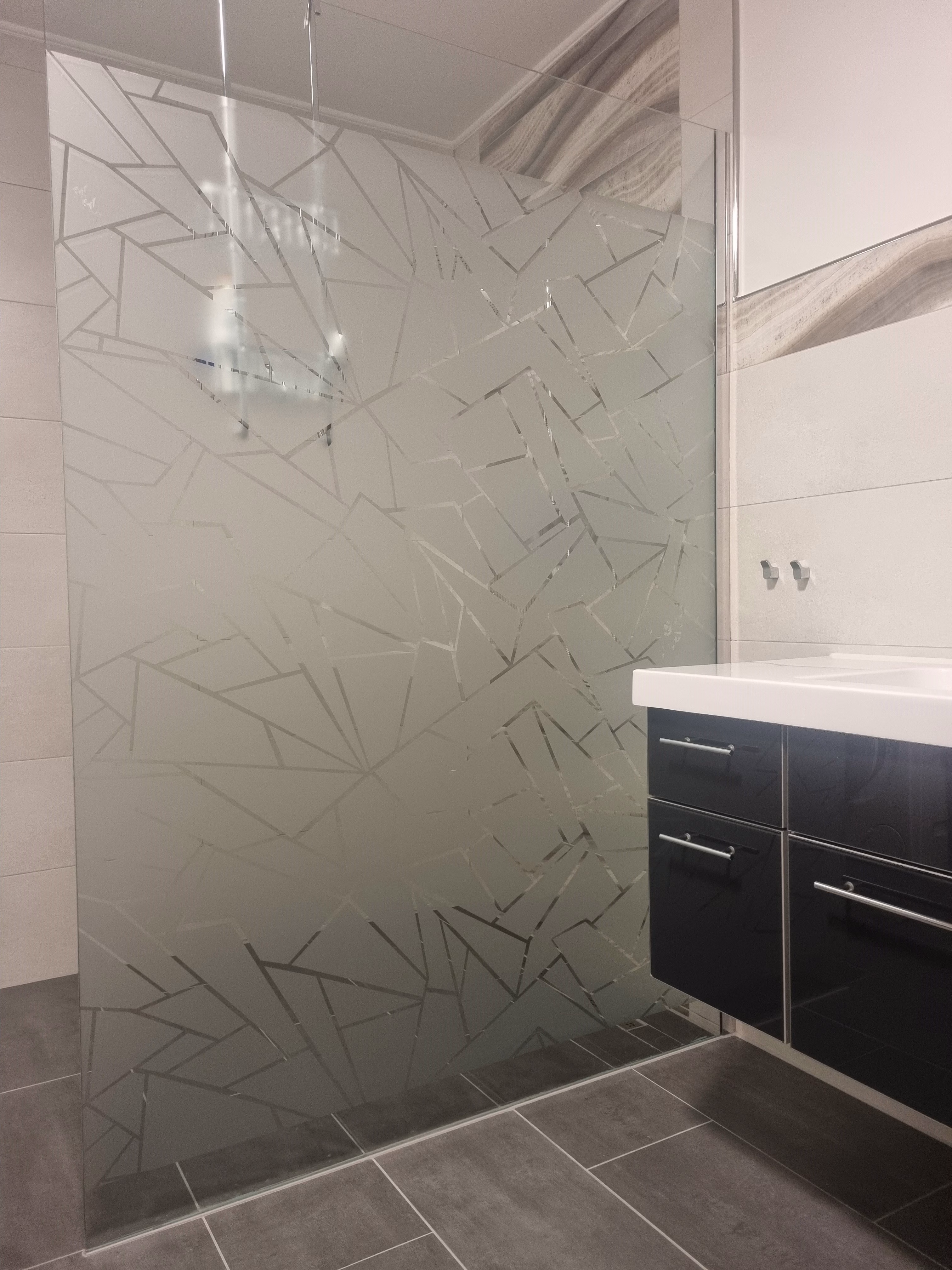 Dekorfolie, Bruchglasoptik