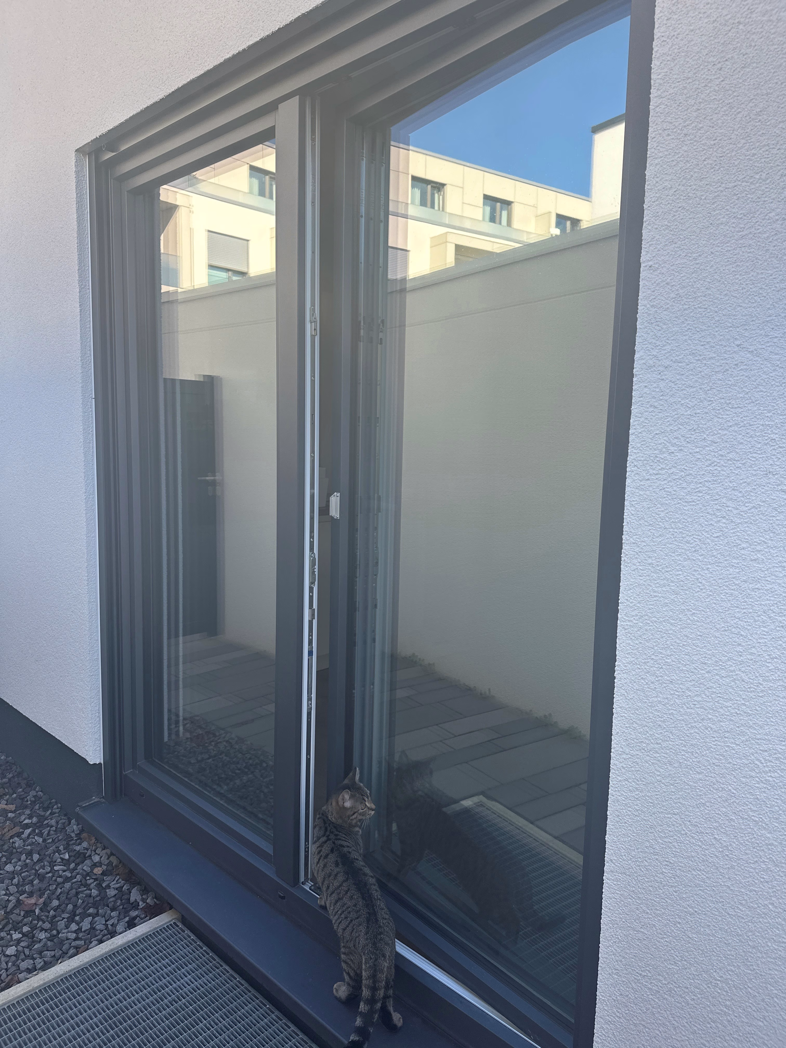 Hitzeschutz Fensterfolie stark verspiegelt