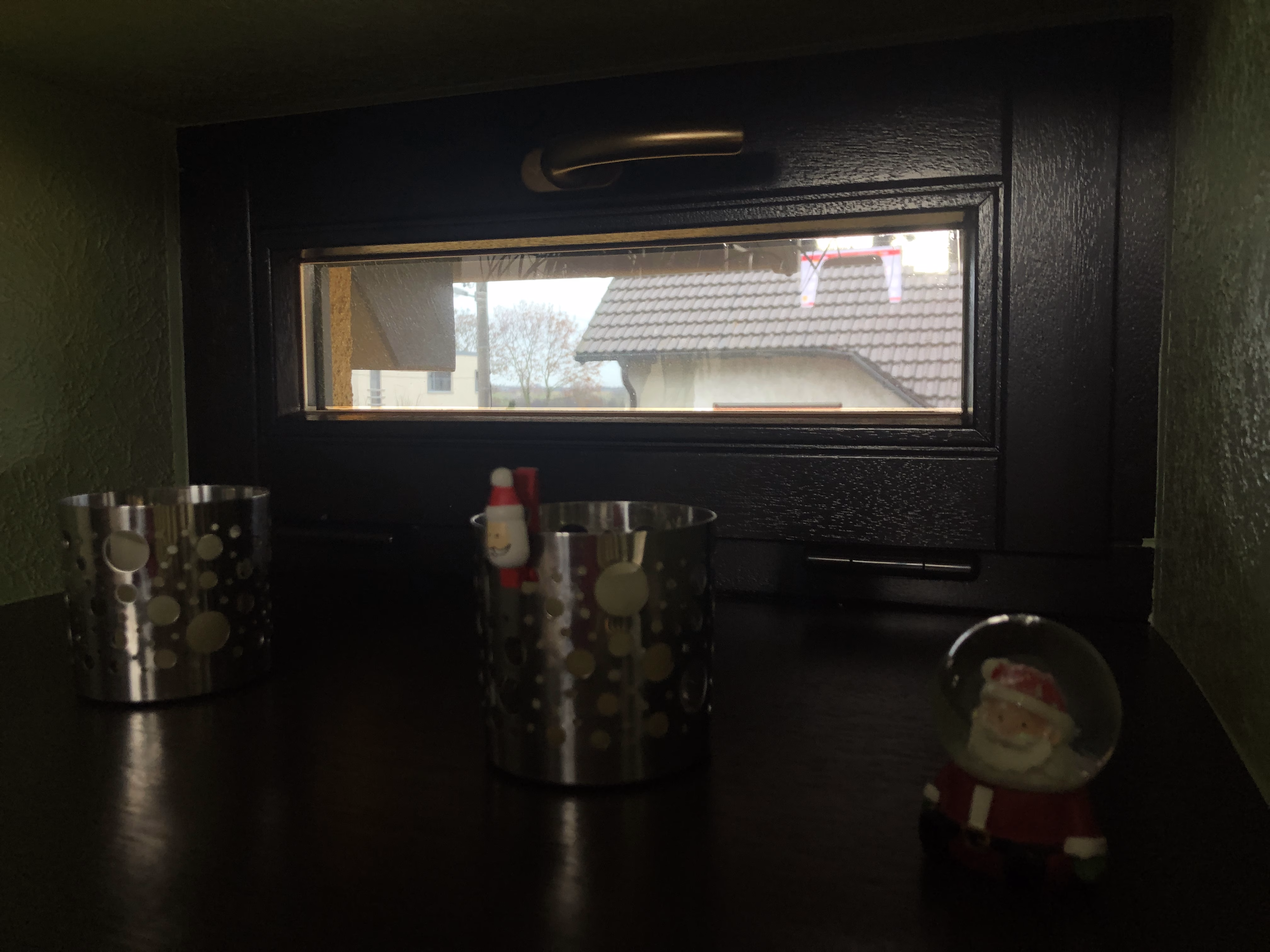 Fenster mit Spionspiegelfolie