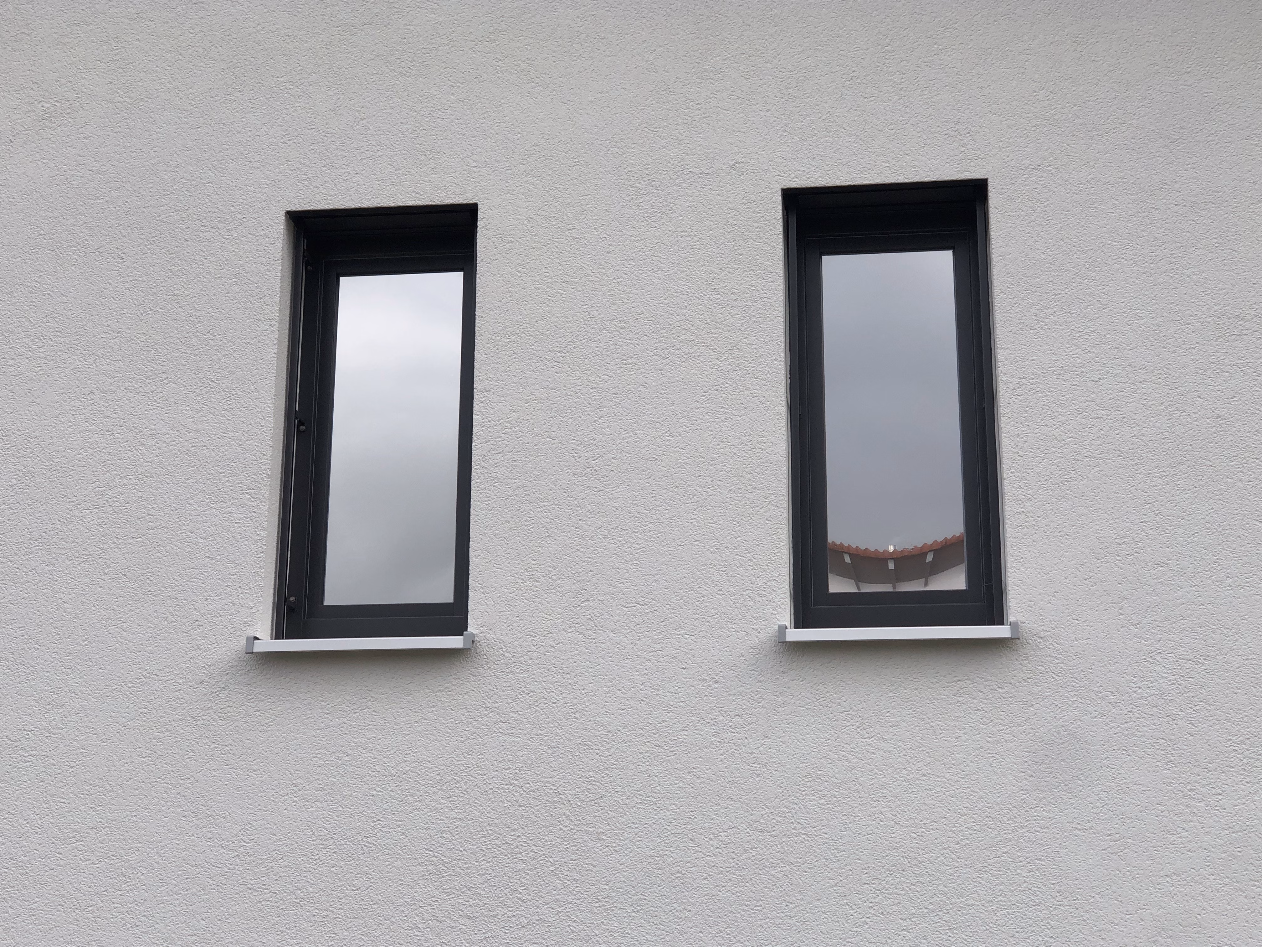 Spiegelfolie bietet tagsüber Sichtschutz