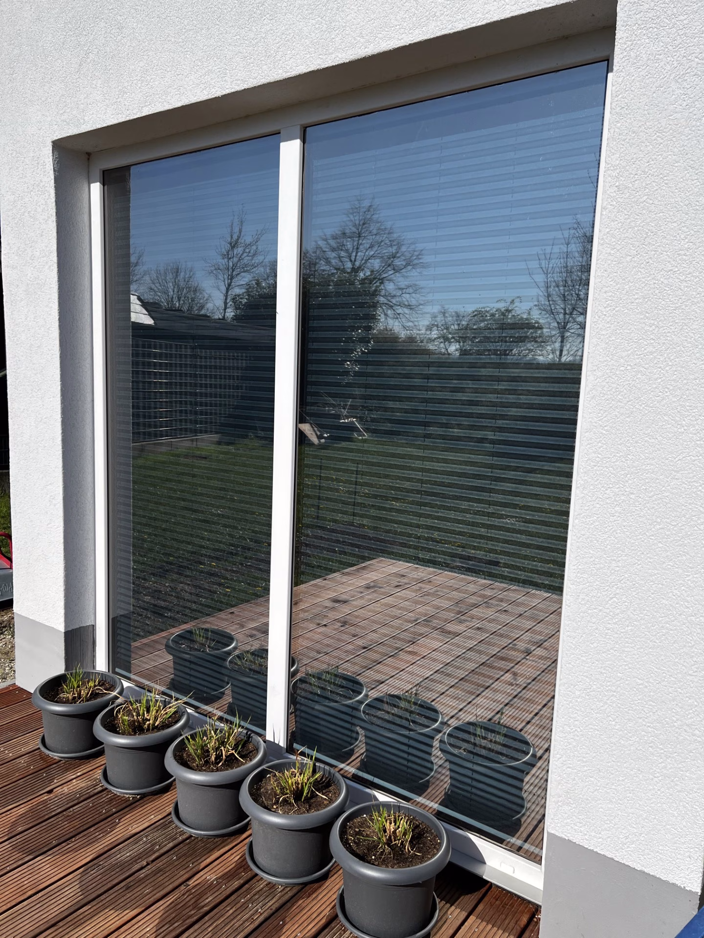 Sonnenschutzfolie, silber mittel verspiegelt