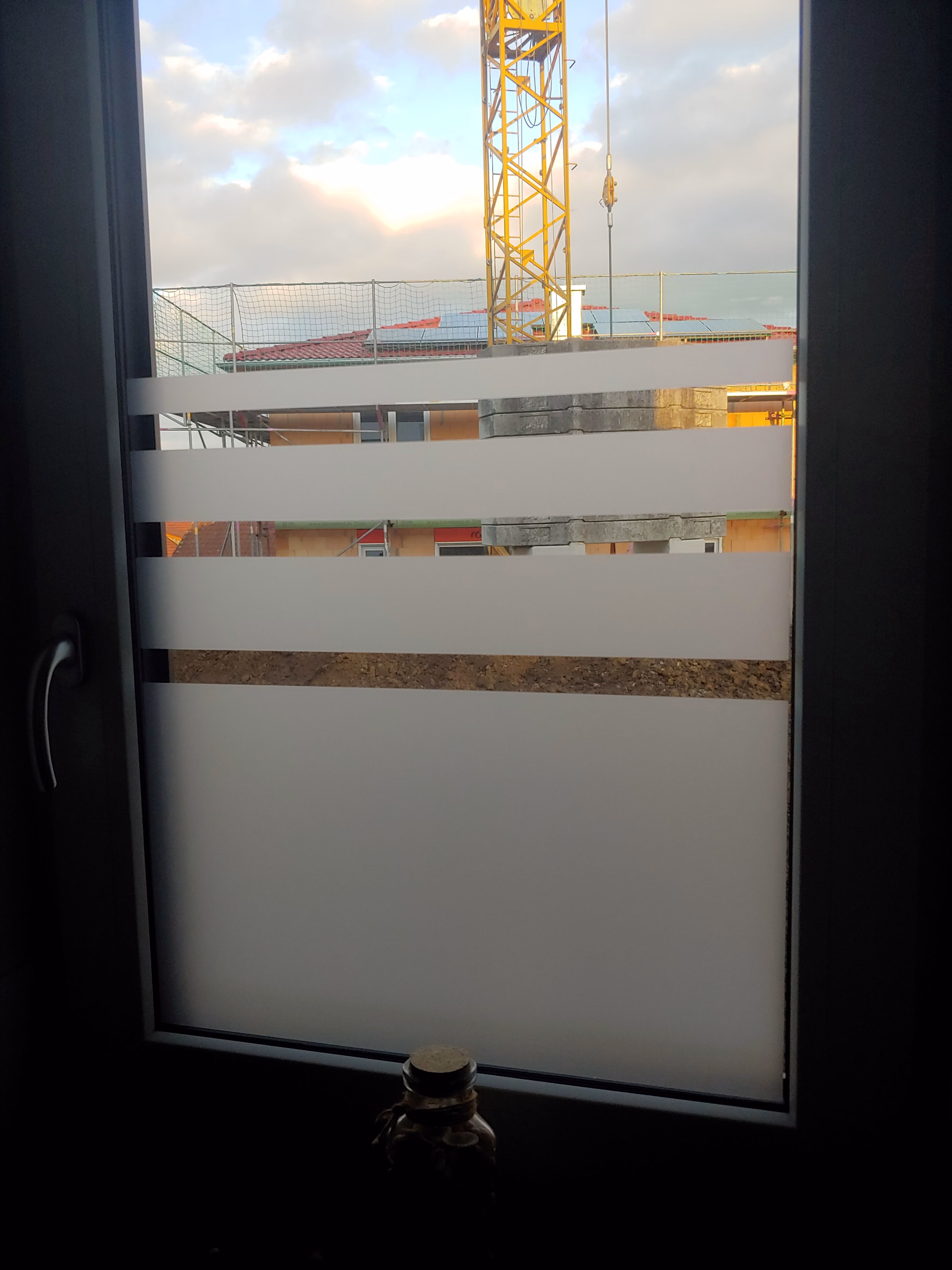 Sichtschutz horizontale Linien