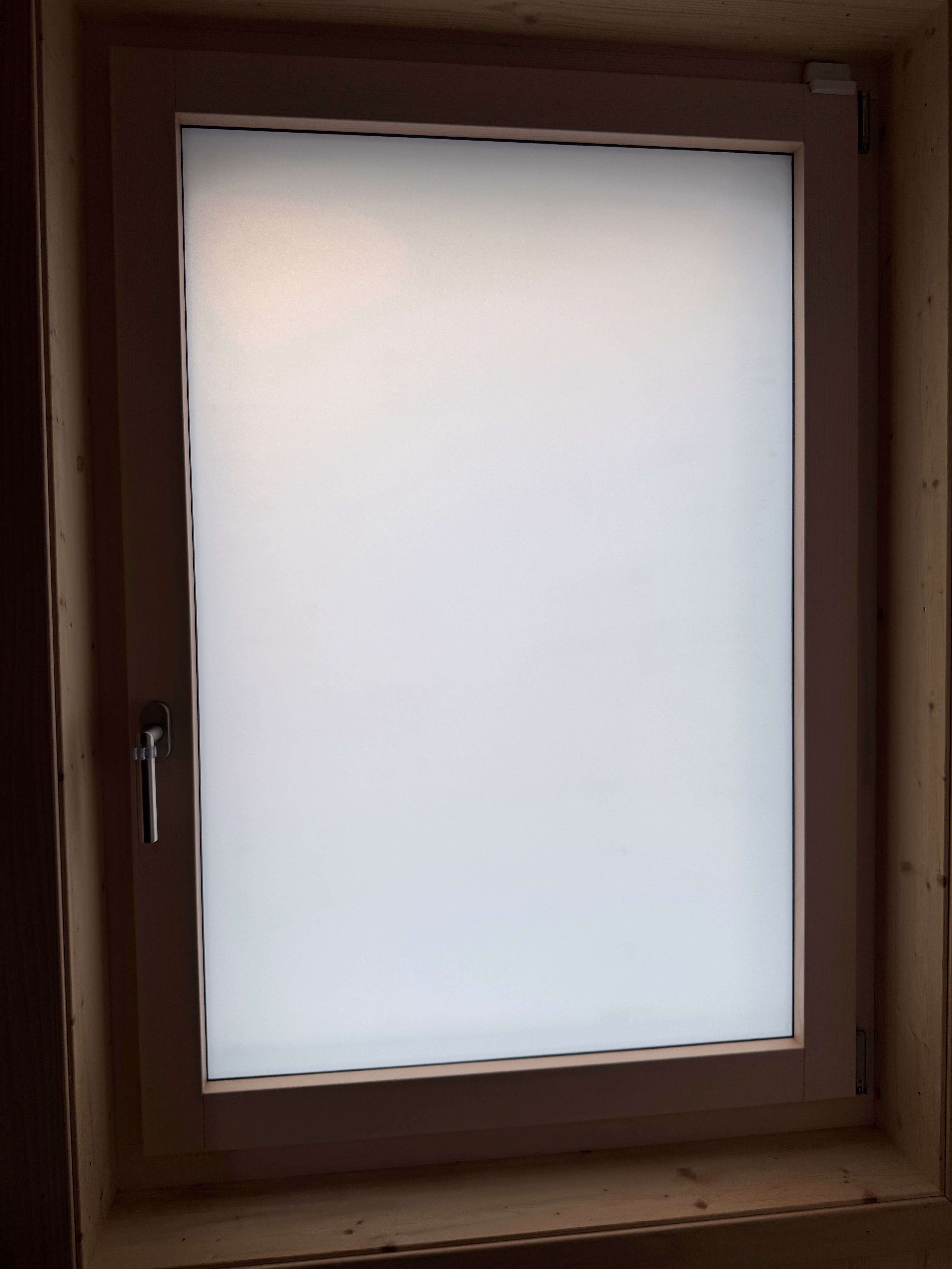 weiß blickdichte kleberlose Fensterfolie