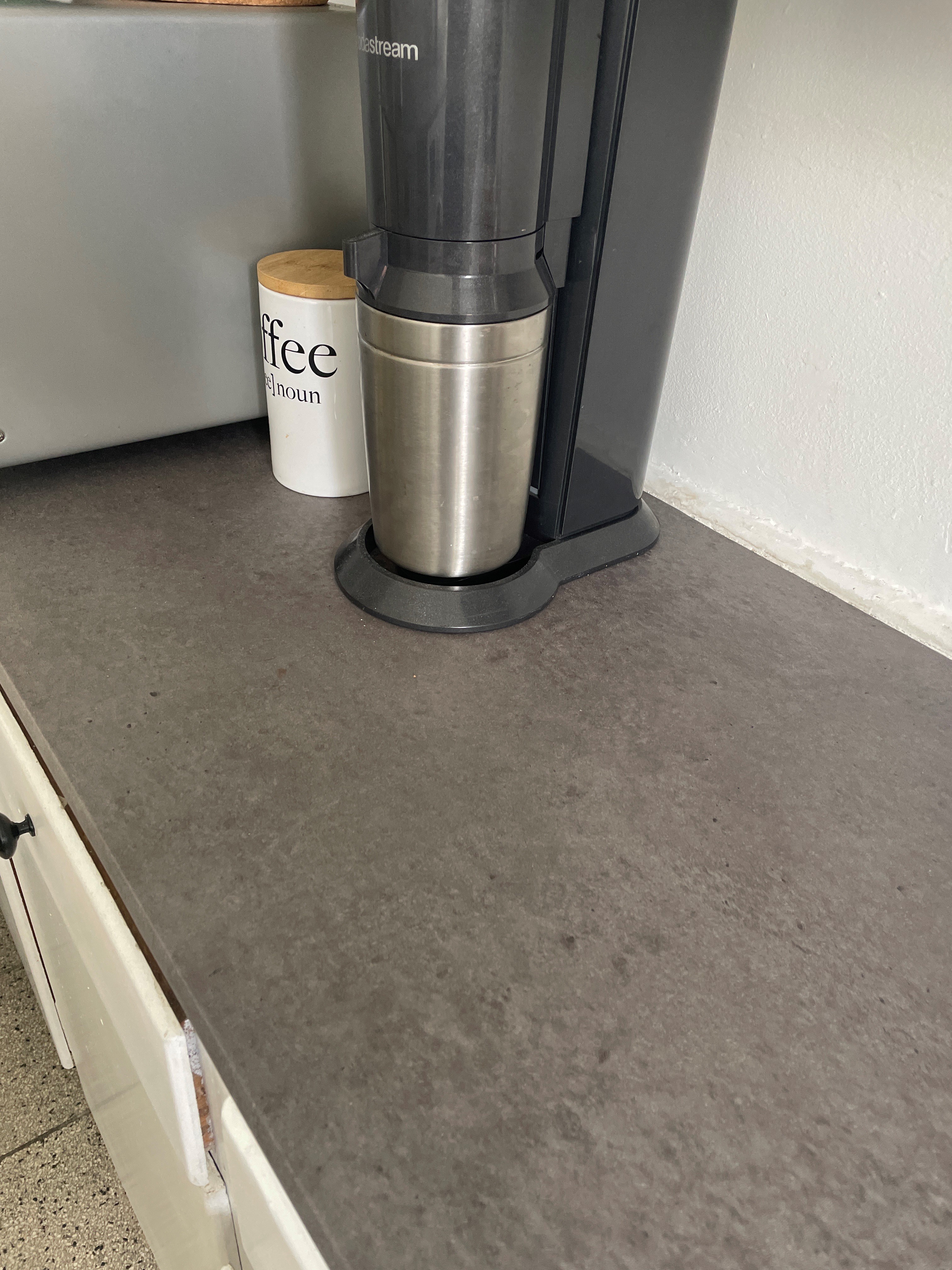Beton, dunkelgrau, Klebefolie in Steinoptik