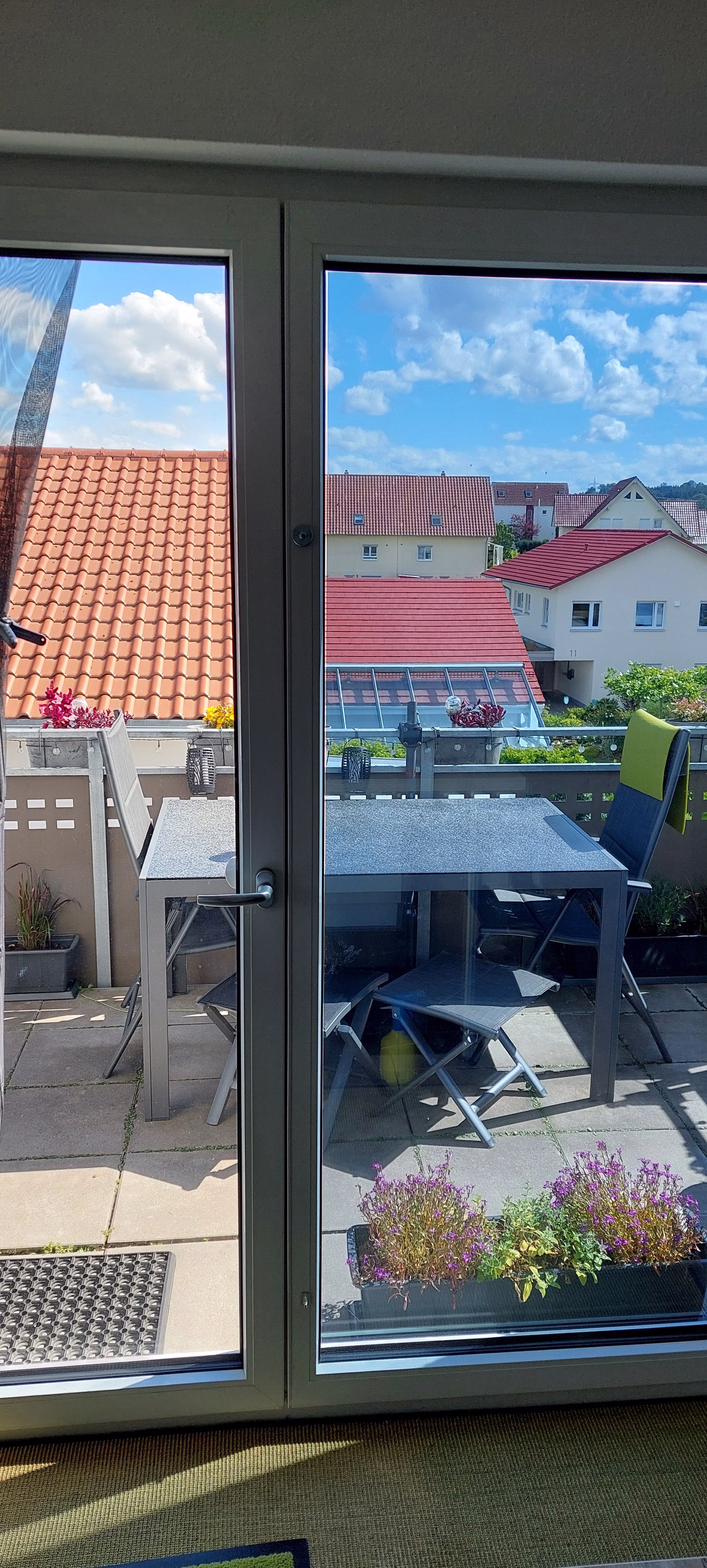 Sonnenschutzfolie, silber stark verspiegelt