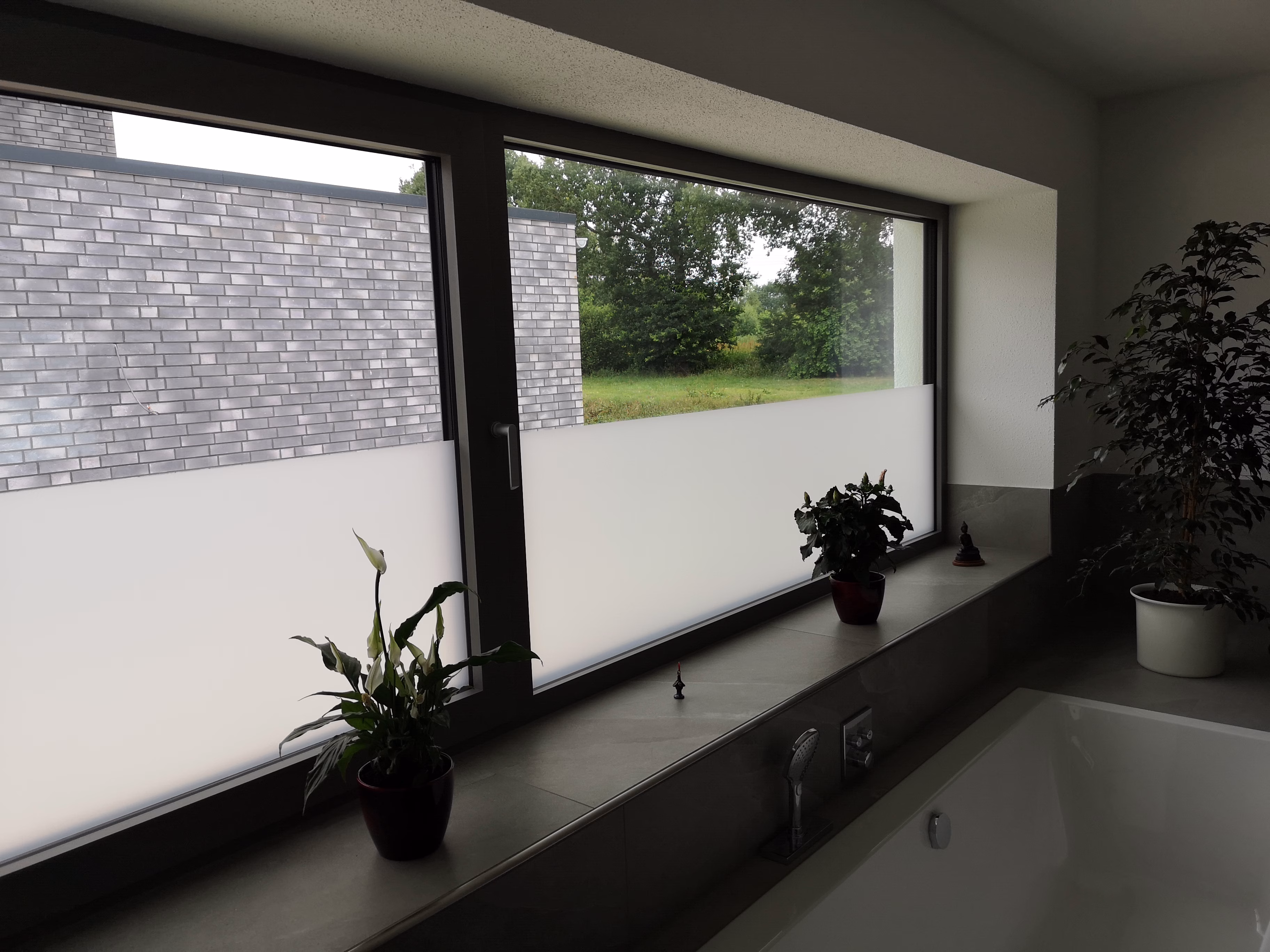 Sichtschutzfolie Fenster Bad