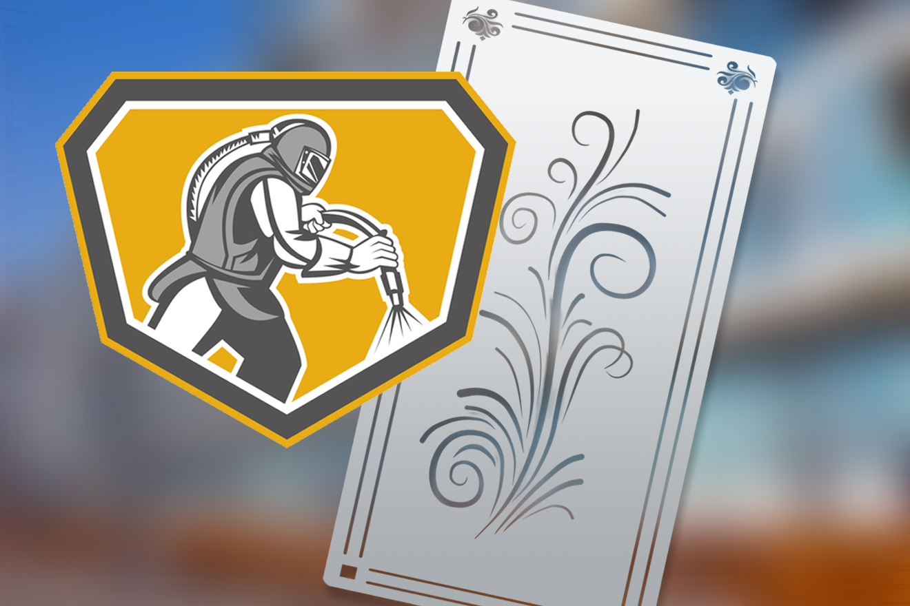 Sandstrahlfolien passgenau kaufen Folie zum Sandstrahlen