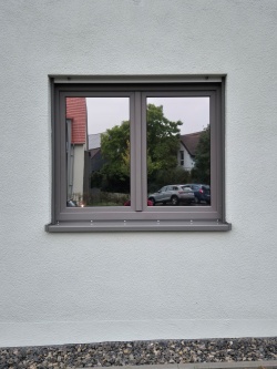 Silber verspiegelte Fensterfolie