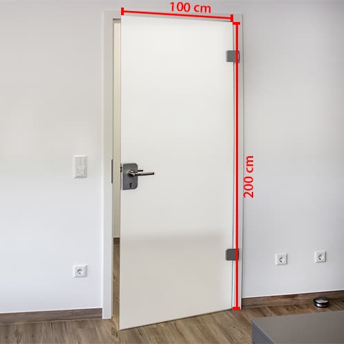 Milchglasfolie 100 x 200 cm - Zuschnitt nach Maß