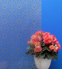 Dekorfolie, goldene Ornamente