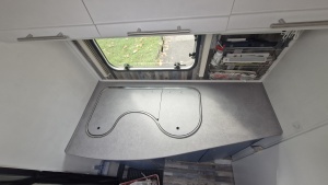 Zement, hellgrau, Klebefolie in Steinoptik