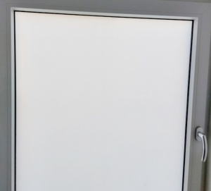 matte kleberlose Milchglasfolie