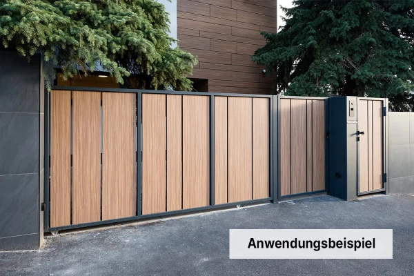 Klebefolie Weißaluminium für den Außenbereich auf Maß kaufen