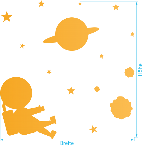 Fenstertattoo, Astronaut