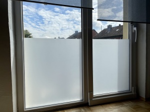 Fensterfolie Milchglas 90 x 200 cm, weiß-matt-23-4101