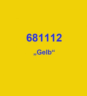 Undurchsichtige Farbfolie selbsthaftend Gelb