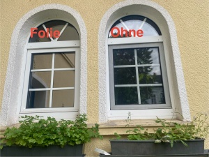 Spion-Spiegelfolie, bronze verspiegelt