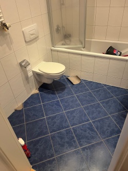 Fliesenfolie, Beton, braunbeige