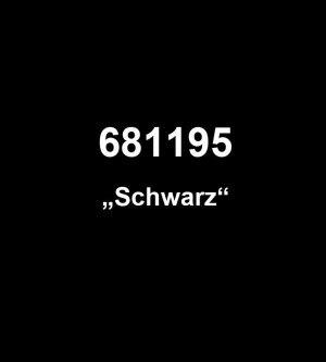 Undurchsichtige Farbfolie selbsthaftend Schwarz