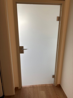 Milchglasfolie - Sichtschutzfolie, weiß matt