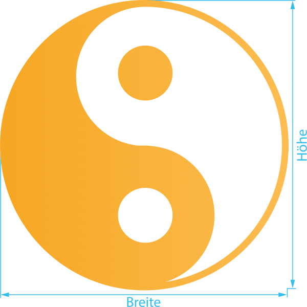 Fenstertattoo, YinYang