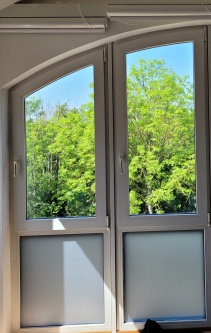 5,9€/m² Milchglas-Folie Fenster Sichtschutz 63 x 152 cm Plotter Folie Glas 