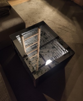 Spion-Spiegelfolie, silber verspiegelt