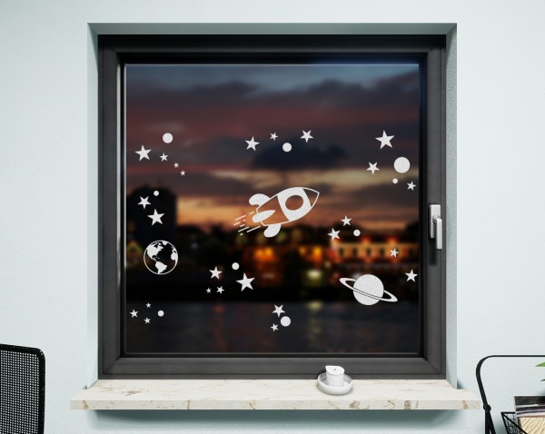 Fenstertattoo, Rakete