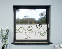 Glasdekor für Fenster, Bubbleeyes