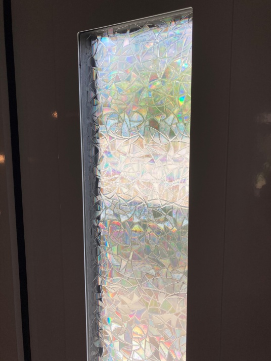 Adhäsionsfolie in Bruchglas- Glanzoptik (geprägt)