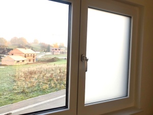 Sandstrahldesign Fensterfolie passgenau auf Maß