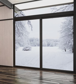 Stanzfreie Fenster-Isolierfolie für den Winter, kälte- und