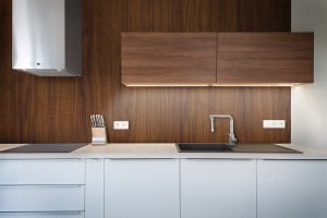 Rosskastanie, Klebefolie in Holzoptik