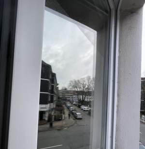 Spion-Spiegelfolie, silber verspiegelt