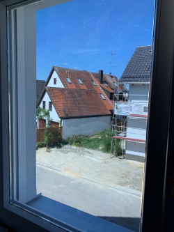 Spionspiegelfolie silberfarben