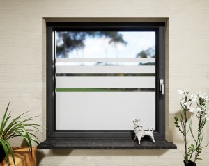 5,9€/m² Milchglas-Folie Fenster Sichtschutz 75 x 152 cm Plotter Folie Glas 