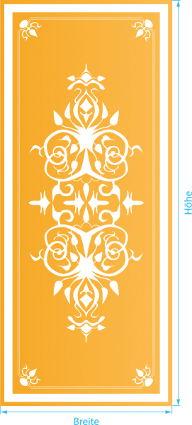 Glasdekor für Türen, Jugendstil