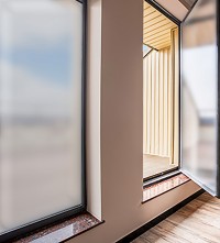 Fensterfolie Sonnenschutz Selbstklebend,NEEMOSI Sonnenfolie Fenster Innen  für Wärmeisolierung, 99% UV-Schutz und Sichtschutz, Fensterfolie Blickdicht