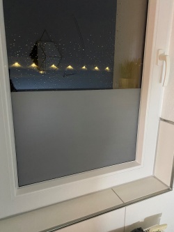 4,5m² Sichtschutzfolie Milchglasfolie Fensterfolie Fenster Folie  Selbstklebend
