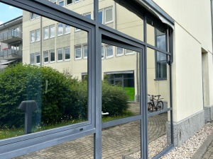 Sonnenschutzfolie, silber stark verspiegelt
