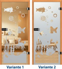 Glasdekorfolie, Flora und Fauna