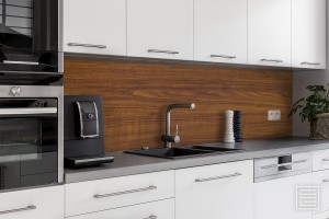 Rosskastanie, Klebefolie in Holzoptik